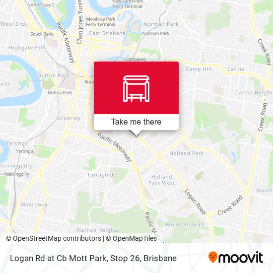 Logan Rd at Cb Mott Park, Stop 26 map