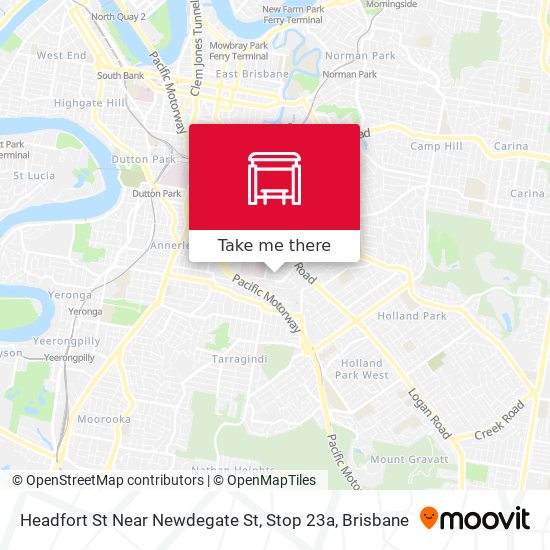 Headfort St Near Newdegate St, Stop 23a map