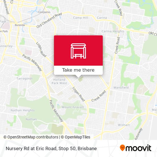 Nursery Rd at Eric Road, Stop 50 map