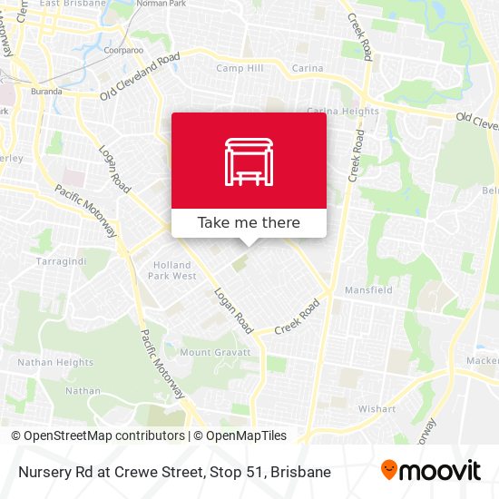 Nursery Rd at Crewe Street, Stop 51 map