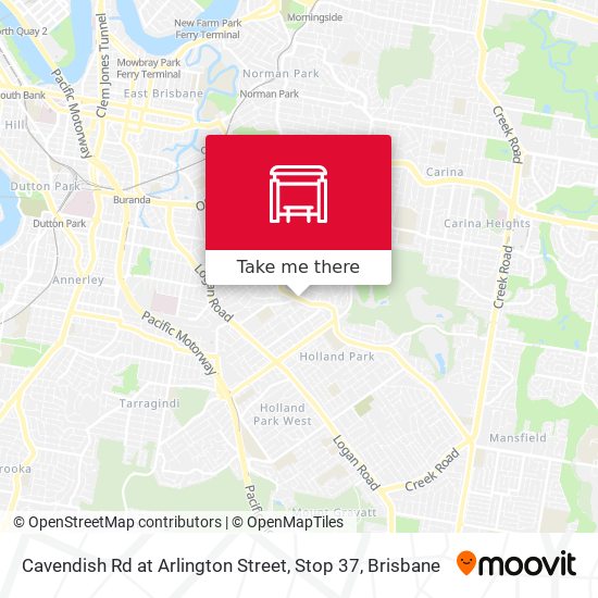 Cavendish Rd at Arlington Street, Stop 37 map