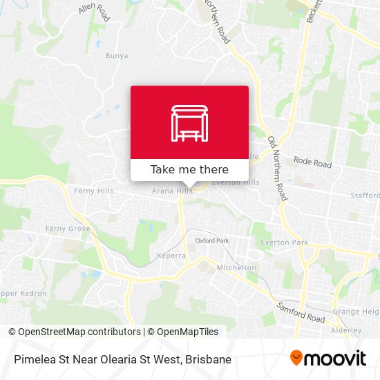 Pimelea St Near Olearia St West map