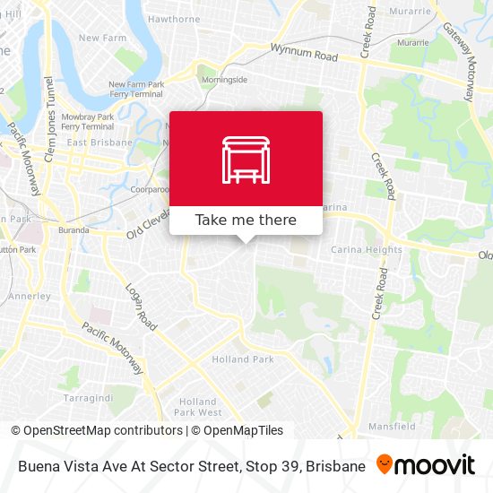 Buena Vista Ave At Sector Street, Stop 39 map
