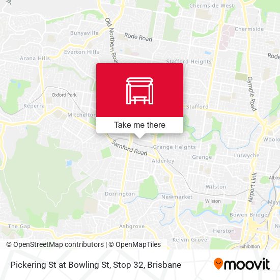 Pickering St at Bowling St, Stop 32 map