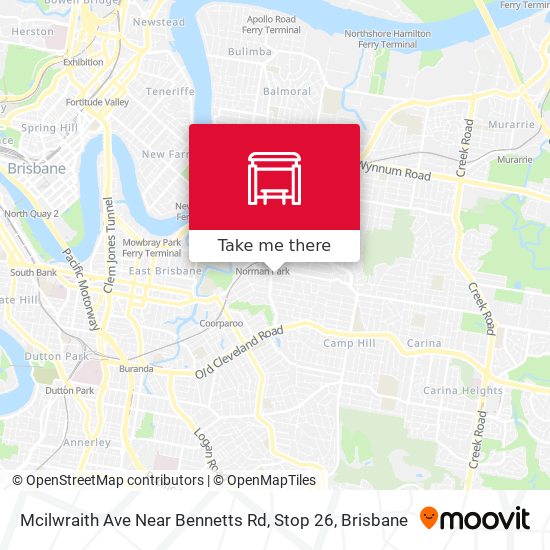 Mcilwraith Ave Near Bennetts Rd, Stop 26 map
