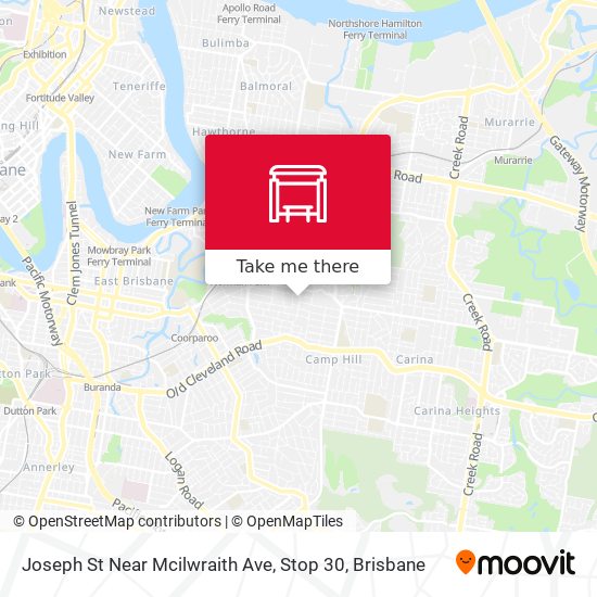 Joseph St Near Mcilwraith Ave, Stop 30 map