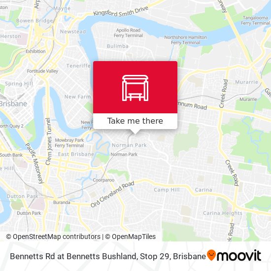 Bennetts Rd at Bennetts Bushland, Stop 29 map