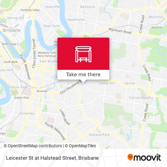 Leicester St at Halstead Street map