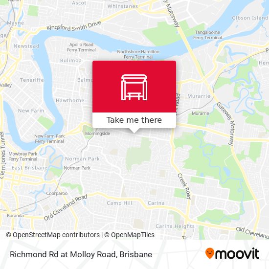 Richmond Rd at Molloy Road map