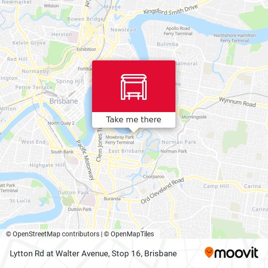 Lytton Rd at Walter Avenue, Stop 16 map