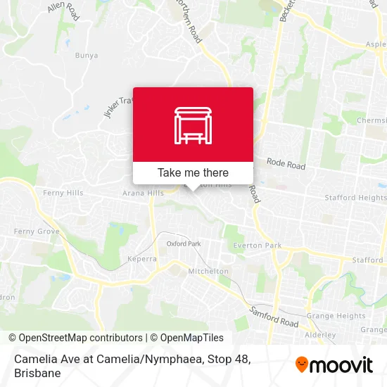 Camelia Ave at Camelia / Nymphaea, Stop 48 map