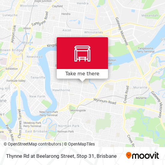 Thynne Rd at Beelarong Street, Stop 31 map