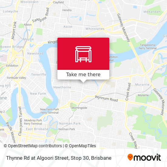 Thynne Rd at Algoori Street, Stop 30 map