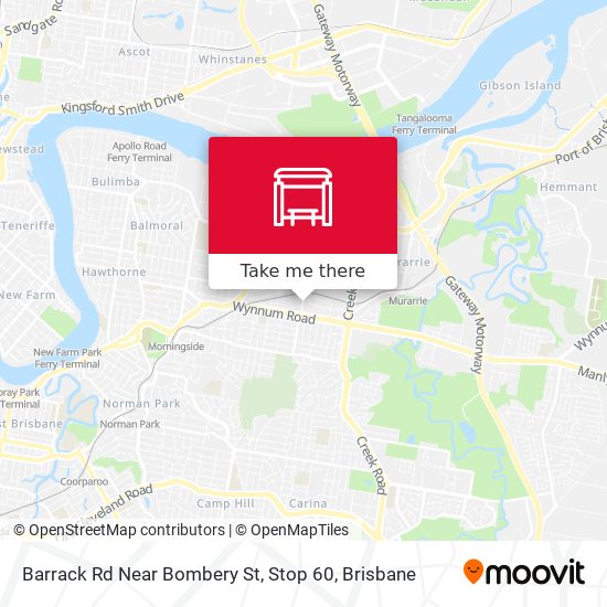 Barrack Rd Near Bombery St, Stop 60 map