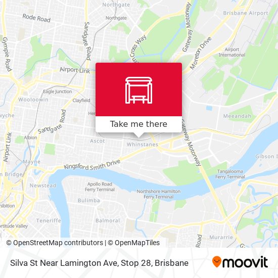 Mapa Silva St Near Lamington Ave, Stop 28