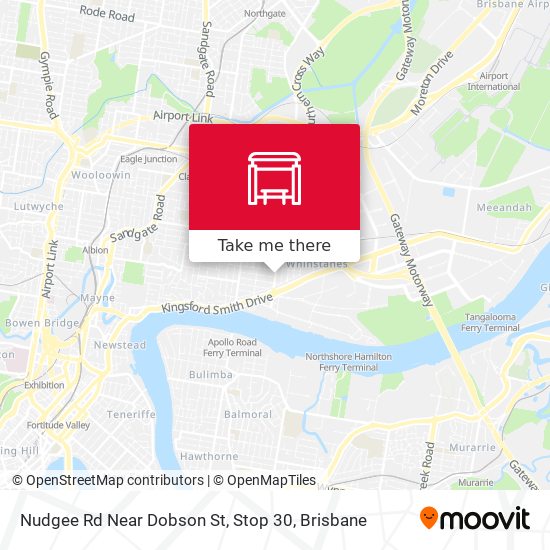 Mapa Nudgee Rd Near Dobson St, Stop 30