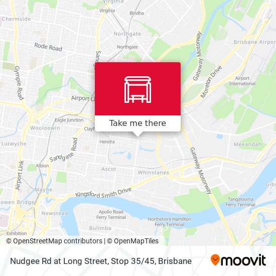 Mapa Nudgee Rd at Long Street, Stop 35 / 45