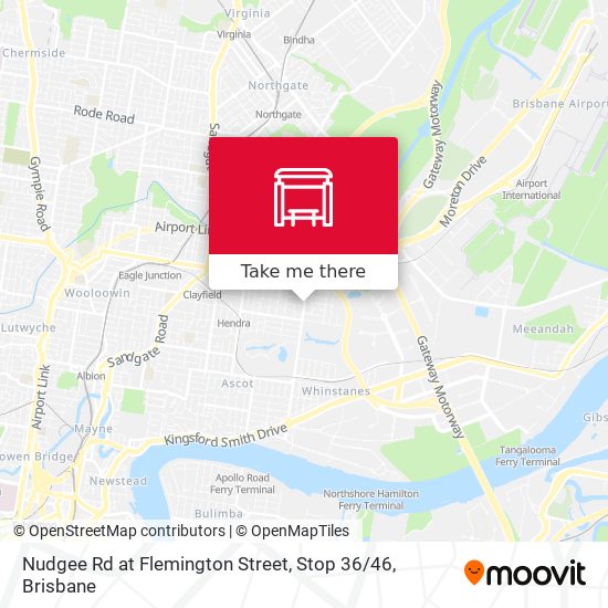 Nudgee Rd at Flemington Street, Stop 36 / 46 map