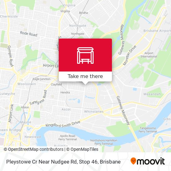 Pleystowe Cr Near Nudgee Rd, Stop 46 map