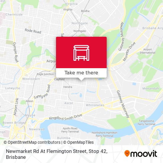 Newmarket Rd At Flemington Street, Stop 42 map