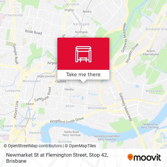 Newmarket St at Flemington Street, Stop 42 map
