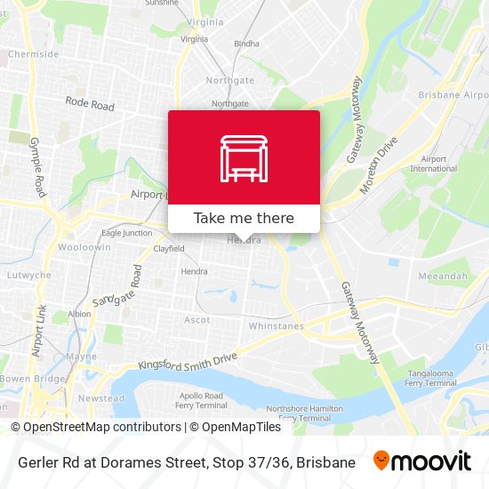 Gerler Rd at Dorames Street, Stop 37 / 36 map