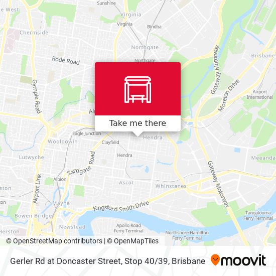 Gerler Rd at Doncaster Street, Stop 40 / 39 map
