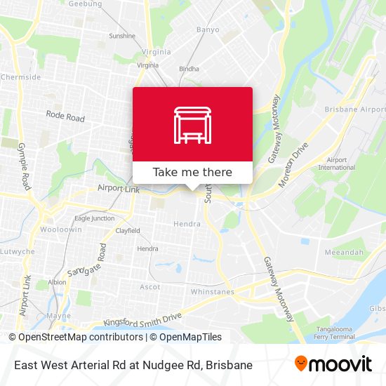 East West Arterial Rd at Nudgee Rd map