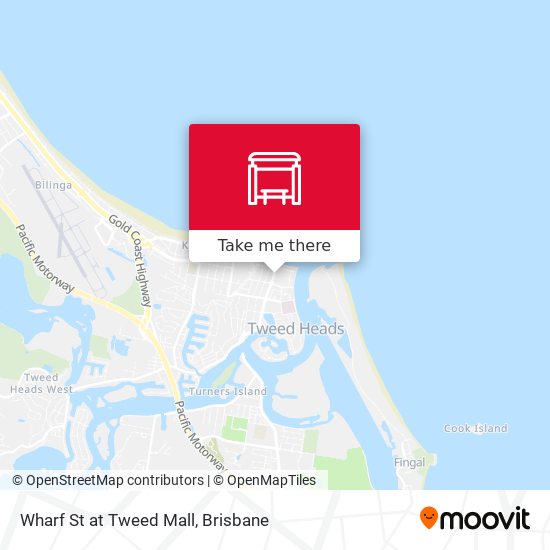 Wharf St at Tweed Mall map