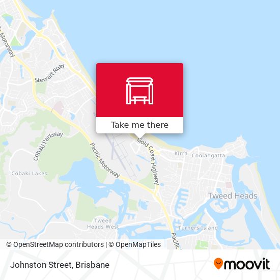 Johnston Street map