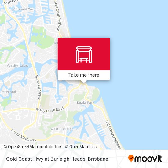 Gold Coast Hwy at Burleigh Heads map