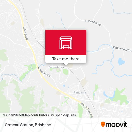 Mapa Ormeau Station