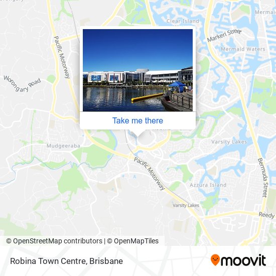 Robina Town Centre map