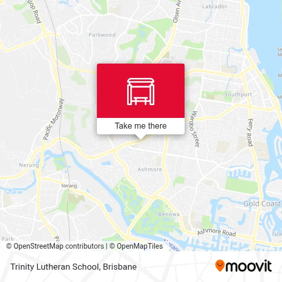 Mapa Trinity Lutheran School