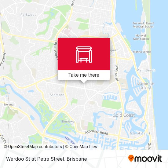 Wardoo St at Petra Street map