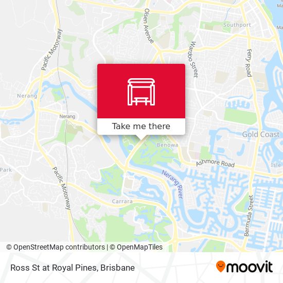 Ross St at Royal Pines map