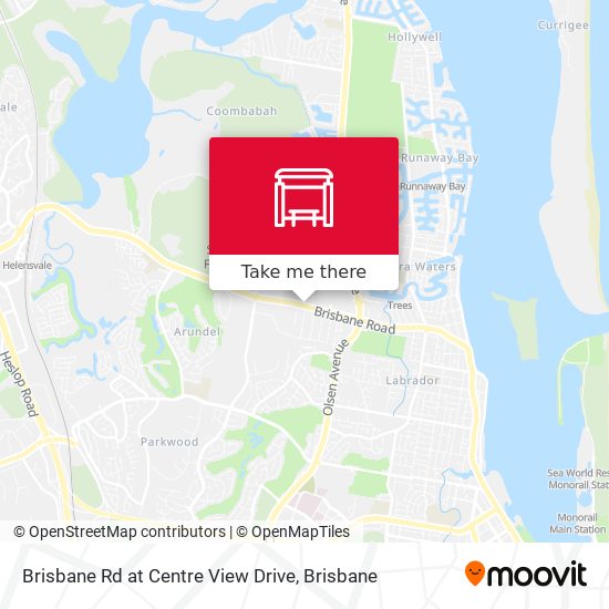 Mapa Brisbane Rd at Centre View Drive