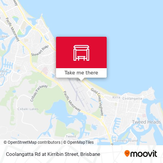 Coolangatta Rd at Kirribin Street map