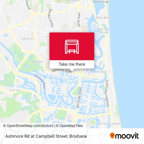 Ashmore Rd at Campbell Street map