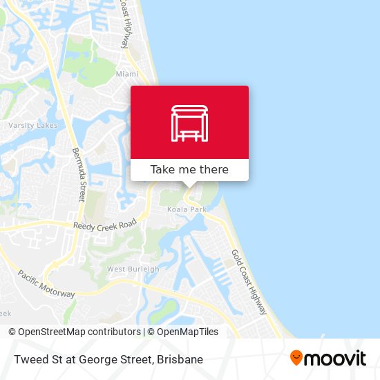 Tweed St at George Street map