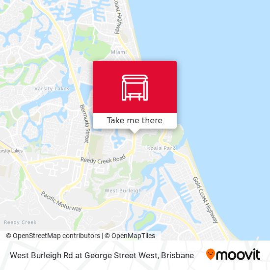 West Burleigh Rd at George Street West map