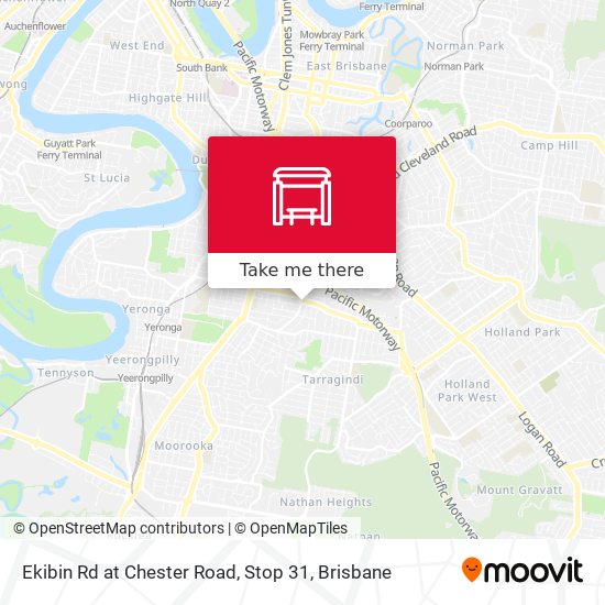 Ekibin Rd at Chester Road, Stop 31 map