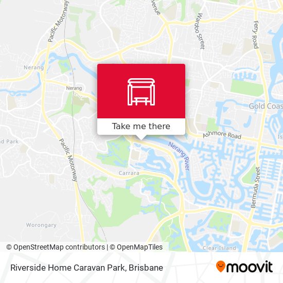 Riverside Home Caravan Park map