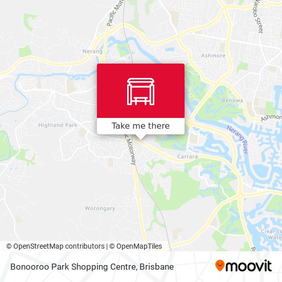 Mapa Bonooroo Park Shopping Centre