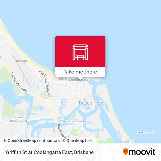 Griffith St at Coolangatta East map