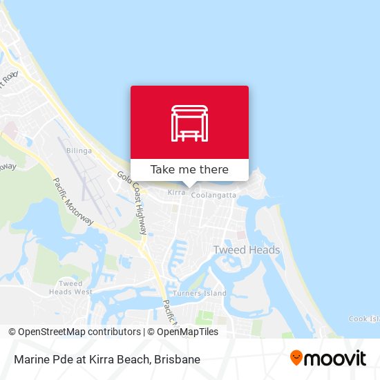 Marine Pde at Kirra Beach map