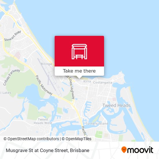 Musgrave St at Coyne Street map