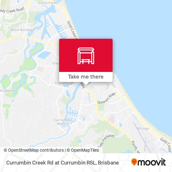 Currumbin Creek Rd at Currumbin RSL map