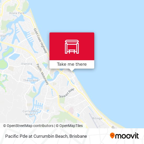 Mapa Pacific Pde at Currumbin Beach