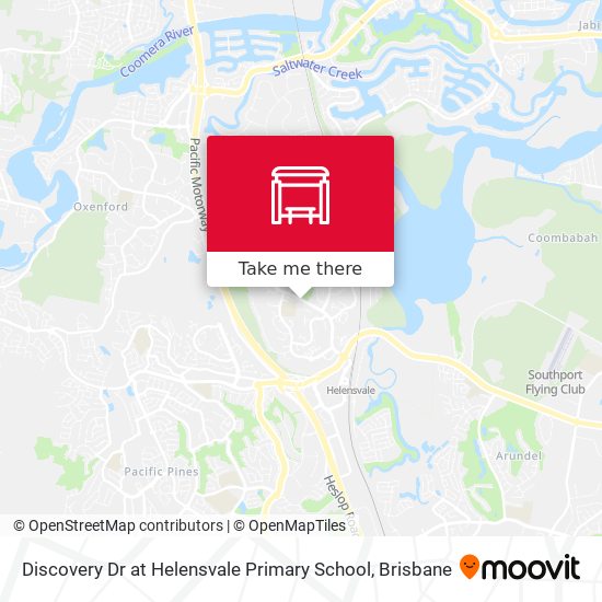 Mapa Discovery Dr at Helensvale Primary School